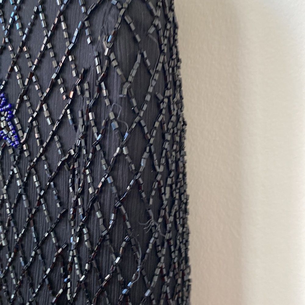 Vintage Silk Beaded Open Top - Picture 12 of 17